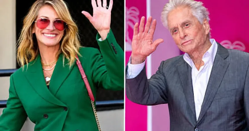 Michael Douglas despre Julia Roberts: „Eram beat”. Ce a rupt prietenia