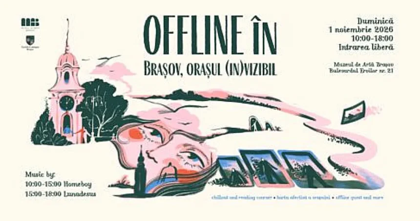 O zi offline la Muzeul de Artă Brașov, în expoziția „Brașov, orașul (in)vizibil”