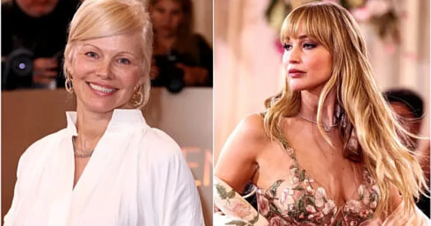Pamela Anderson și Jennifer Lawrence adoptă tendința în încălțăminte. Imprimeul revine