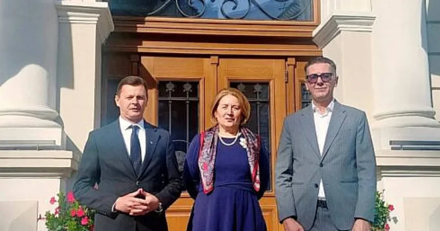 Prefectul Bogdan Păstrăv discută cu șeful ANOFM despre proiectul european al AJOFM Suceava