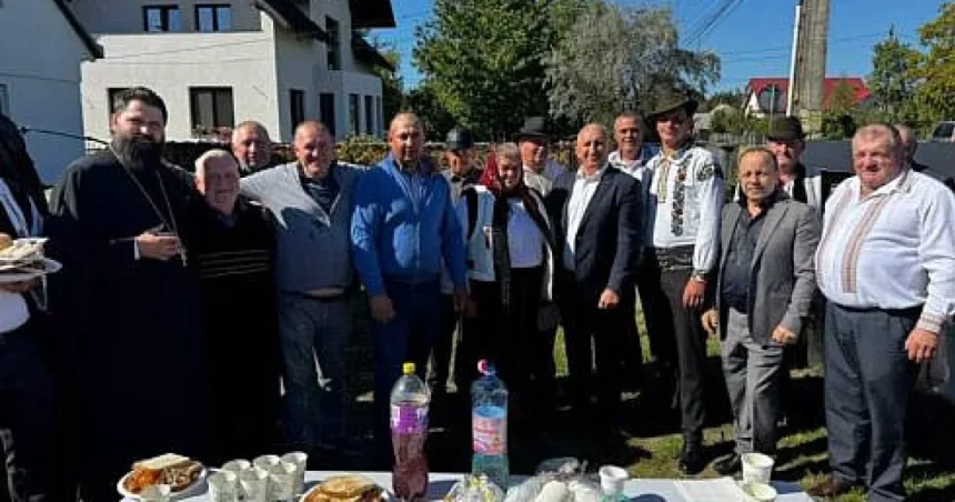 Primarul Vasile Iliuț a participat la hramul Bisericii Ortodoxe din Plai