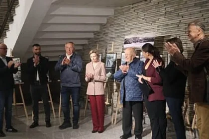Principesa Sofia, la Suceava pentru vernisajul expoziției foto a lui Dimitrie Balint