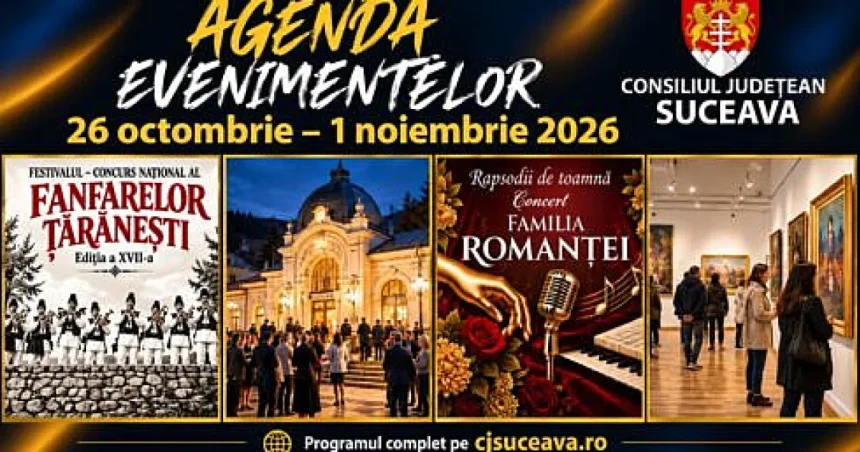 Săptămână culturală intensă în Suceava: festival de fanfare și seară de romanțe