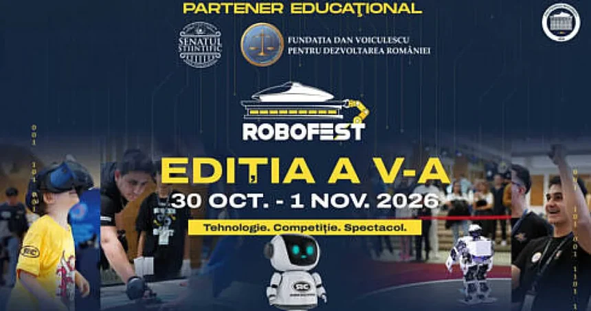 Senatul Științific al Fundației Dan Voiculescu, partener la ROBOFEST 2026