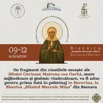Sfânta Matrona cea Oarbă, prima dată în pelerinaj în Bucovina