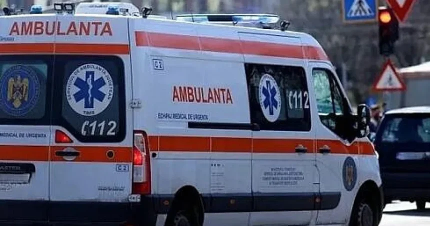 Șofer din Bistrița a adormit la volan și a provocat un accident pe DN17
