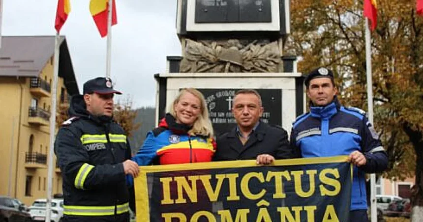 Ștafeta Invictus, primită la Vatra Dornei de primar și viceprimar