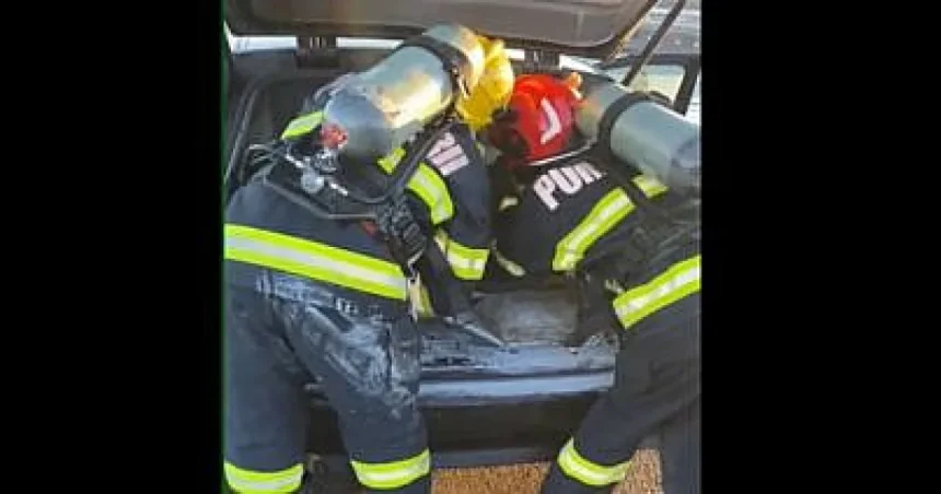 TIR aproape de a lua foc la Spătărești din cauza filtrului de particule supraîncălzit