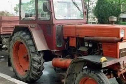 Tractor salvat la timp după un apel la 112