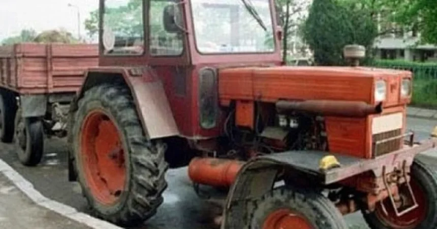 Tractor salvat la timp după un apel la 112