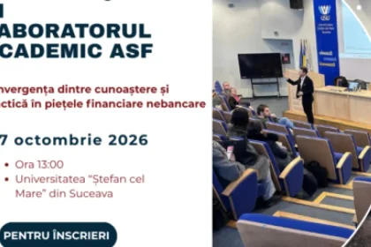 USV găzduiește seminarul SmartFIN@ISF și Laboratorul Academic ASF