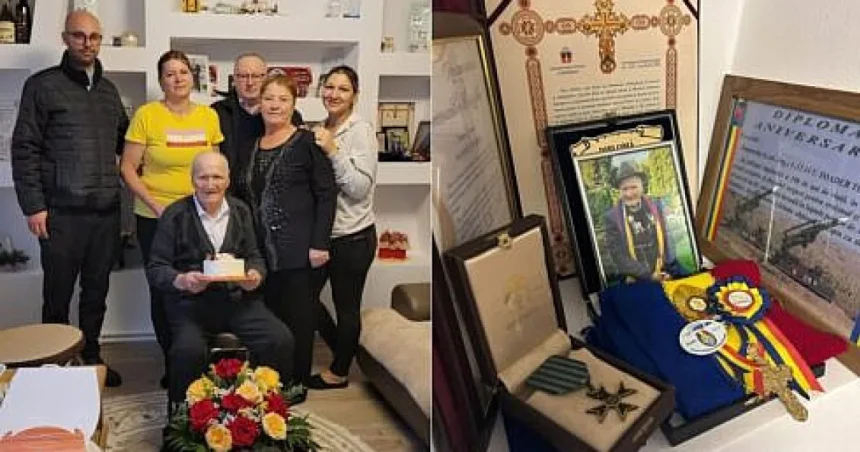 Veteranul Teodor Vatavu din Rădășeni a împlinit 103 ani