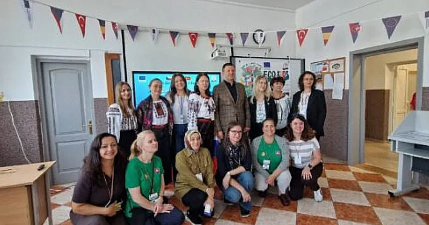 Viceprimarul Daniel Ungurian, la deschiderea unui proiect Erasmus+ în Suceava