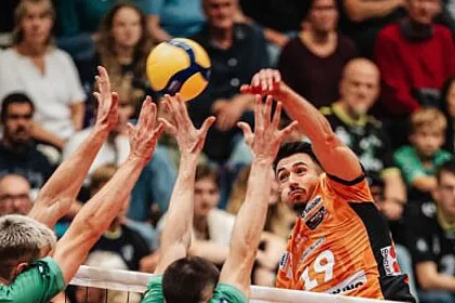 Volei masculin. Suceveanul Alexandru Rață a cucerit primul trofeu cu campioana Germaniei