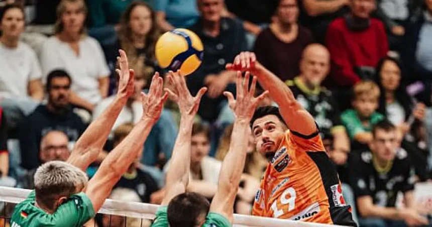 Volei masculin. Suceveanul Alexandru Rață a cucerit primul trofeu cu campioana Germaniei